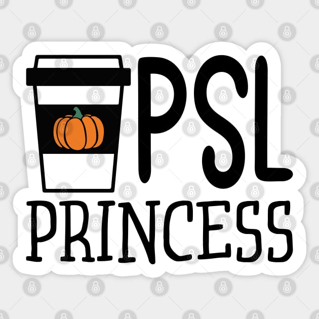 Pumpkin spice latte princess Sticker by DeeDeeCro